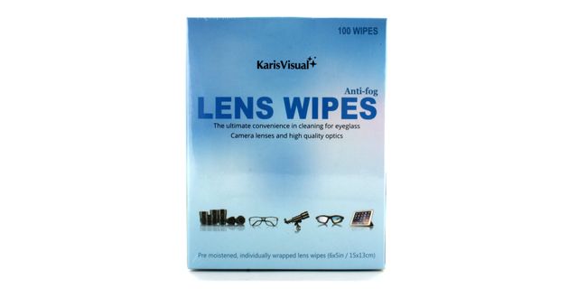 Optical accessories - Disposable Anti-Fog Wipes, packs of 100 each