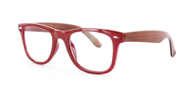 Savannah P2429 - Maroon (with wood effect arms)