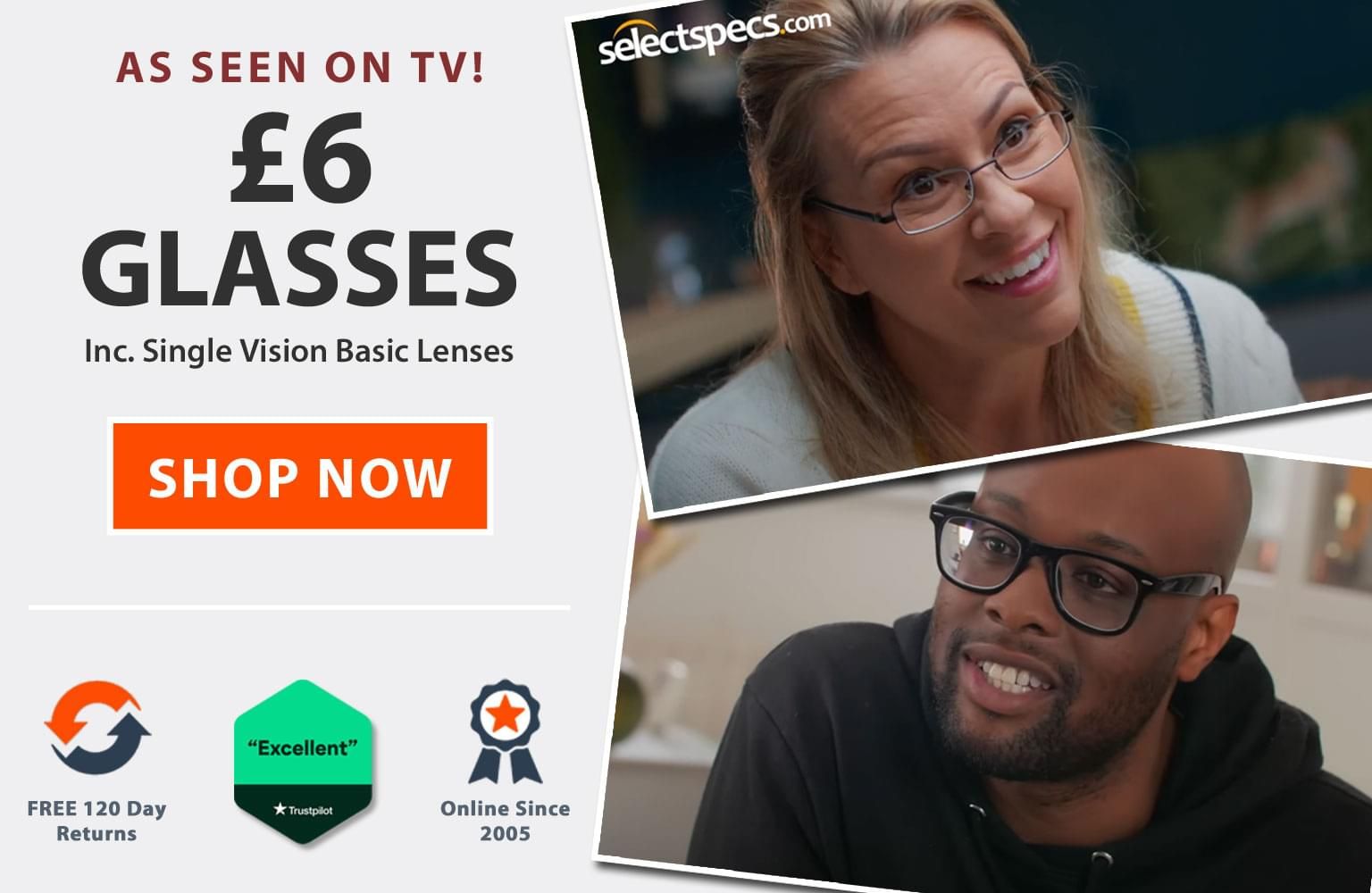 £6 Cheap Glasses - As seen on TV